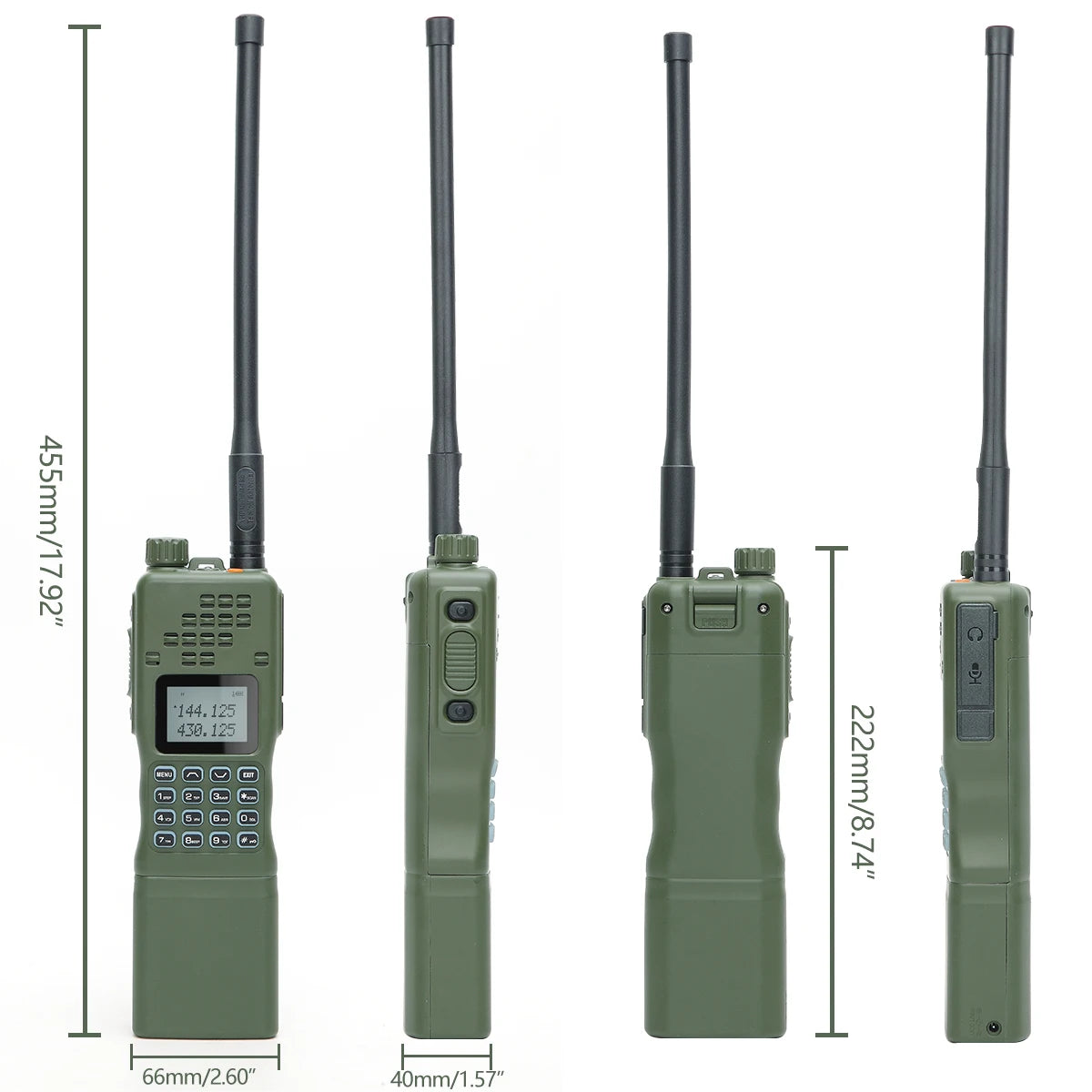 Baofeng AR-152 15W Walkie Talkie Powerful CB Two way Radio 12000mAh Battery Tactial Long Range AN PRC-152 Dual Band Transceiver BLACKBEARD OUTDOOR INDUSTRIES