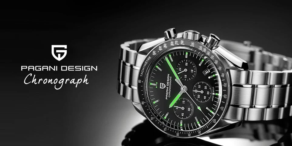 PAGANI DESIGN PD-1701 Moonwatch 2025 – Hommage à la CK2998 – Montre Homme Quartz Chronographe de Luxe - BLACKBEARD OUTDOOR INDUSTRIES