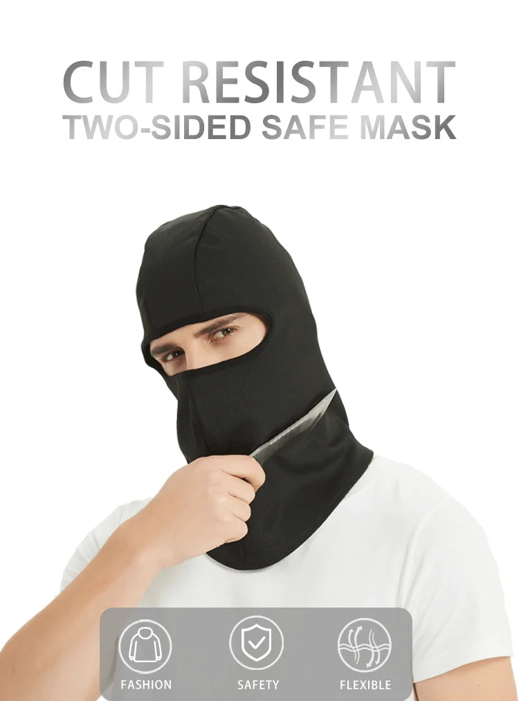 Balaclava Anti-Coupure de Niveau 5 - Protection du Visage et de la Tête - BLACKBEARD OUTDOOR INDUSTRIES