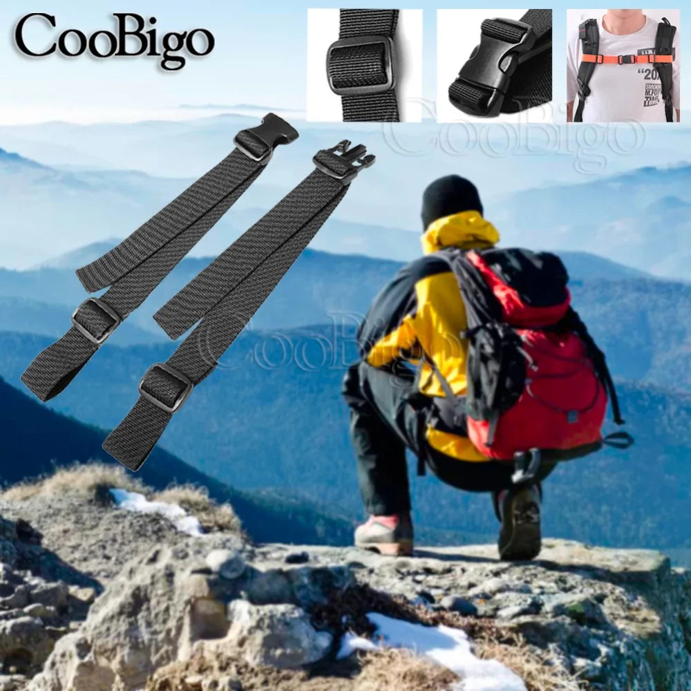Sangle Poitrine avec Boucle Détachable et Sifflet - BLACKBEARD OUTDOOR INDUSTRIES