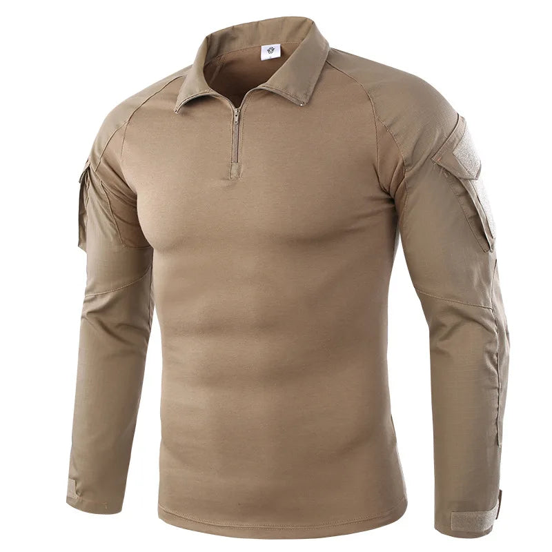 🪖 Chemise de Combat Camouflage Homme – TOMITANY Airsoft | Paintball | Randonnée | Tactique | Manches longues - BLACKBEARD OUTDOOR INDUSTRIES