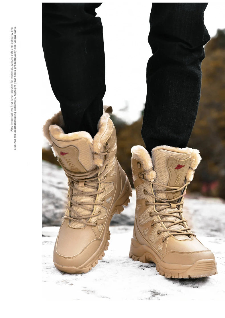 Bottes d'Hiver Femme Moipheng - Super Chaleur, Taille Plus, Chaussures à Plateforme, Bottes Moto à mi-mollet avec Doublure en Fourrure - Zapatos Para Mujer - BLACKBEARD OUTDOOR INDUSTRIES