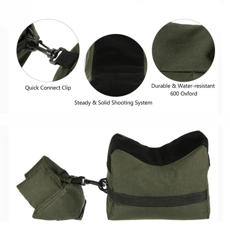 Set de Sacs de Tir Tactiques Avant & Arrière – Support Fusil de Précision (Non Remplis) Ma boutique