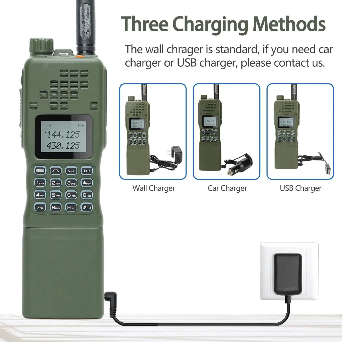 Baofeng AR-152 – Radio Tactique Puissante 25W | Batterie 12000 mAh | Portée jusqu'à 15 kml Longue portée type AN PRC-152 Ma boutique