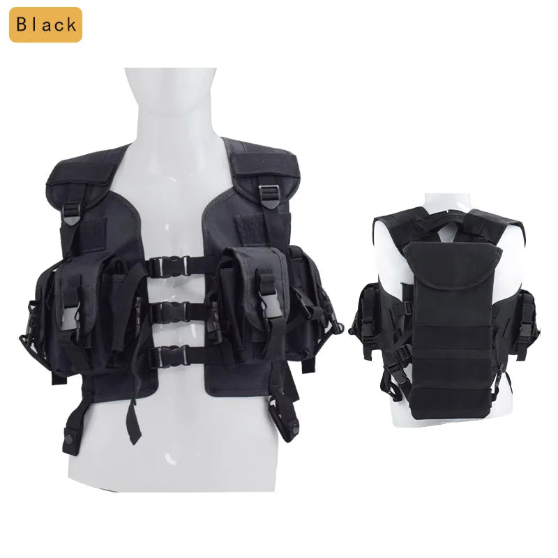Gilet Tactique RUIN HAWK - Veste de Combat et Protection MOLLE pour Entraînement Militaire, Tir, Chasse et Activités Extérieures BLACKBEARD OUTDOOR INDUSTRIES