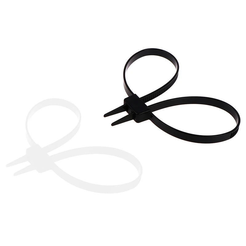 Attache-Câble Menotte Jetable en Nylon - Bande de Restraint Flex, Sangle Auto-Verrouillante, Attache de Sécurité, Taille 12x700mm - BLACKBEARD OUTDOOR INDUSTRIES