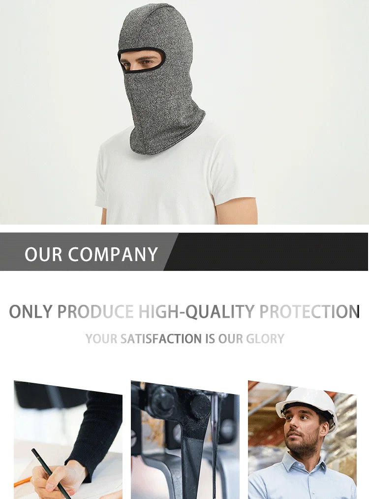 Balaclava Anti-Coupure de Niveau 5 - Protection du Visage et de la Tête - BLACKBEARD OUTDOOR INDUSTRIES