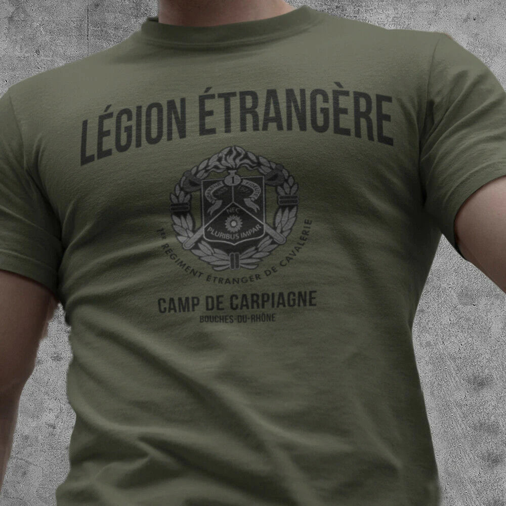 T-shirt Légion Étrangère Française – Emblème du 1er Régiment de Cavalerie (1er REC) - BLACKBEARD OUTDOOR INDUSTRIES