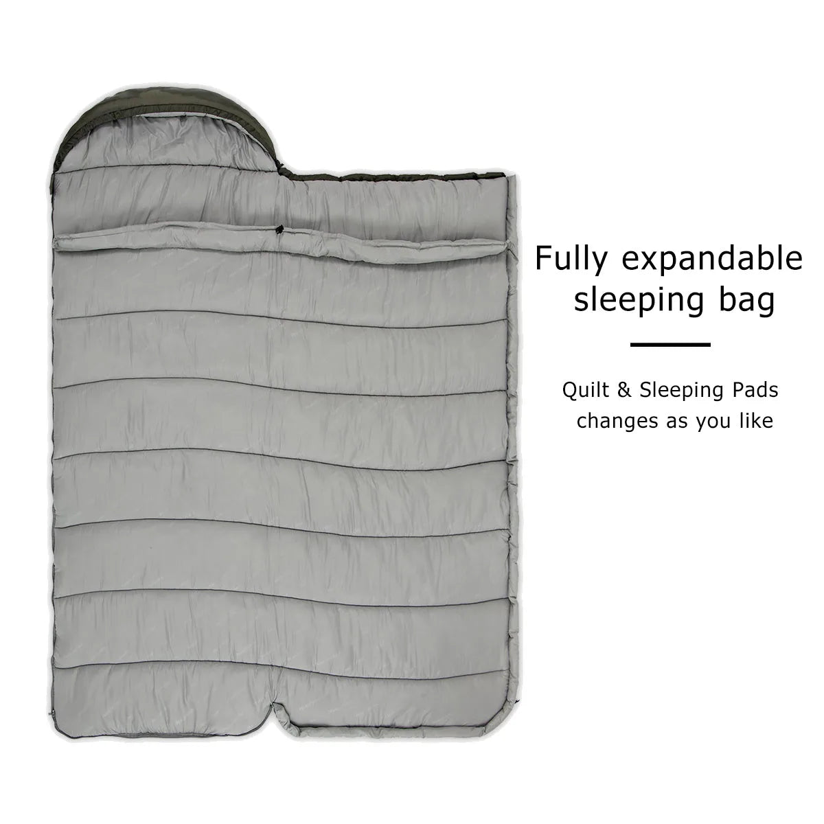 Naturehike Sac de Couchage Ultraléger Imperméable – Couette en Coton Portable Type Envelope - BLACKBEARD OUTDOOR INDUSTRIES