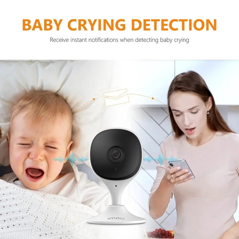 IMOU Cue 2C – Caméra de Surveillance Intérieure 1080P avec Détection Humaine IA & Vision Nocturne Ma boutique