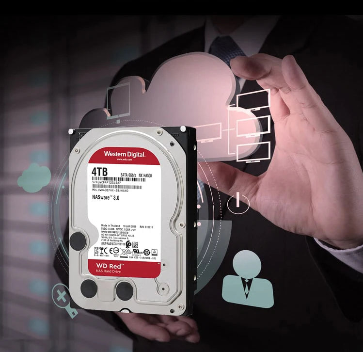 Western Digital WD Red 1TB 2TB 3TB 4TB 6TB NAS 3.5" Internal Hard Drive SATA 6Gb/s Ma boutique