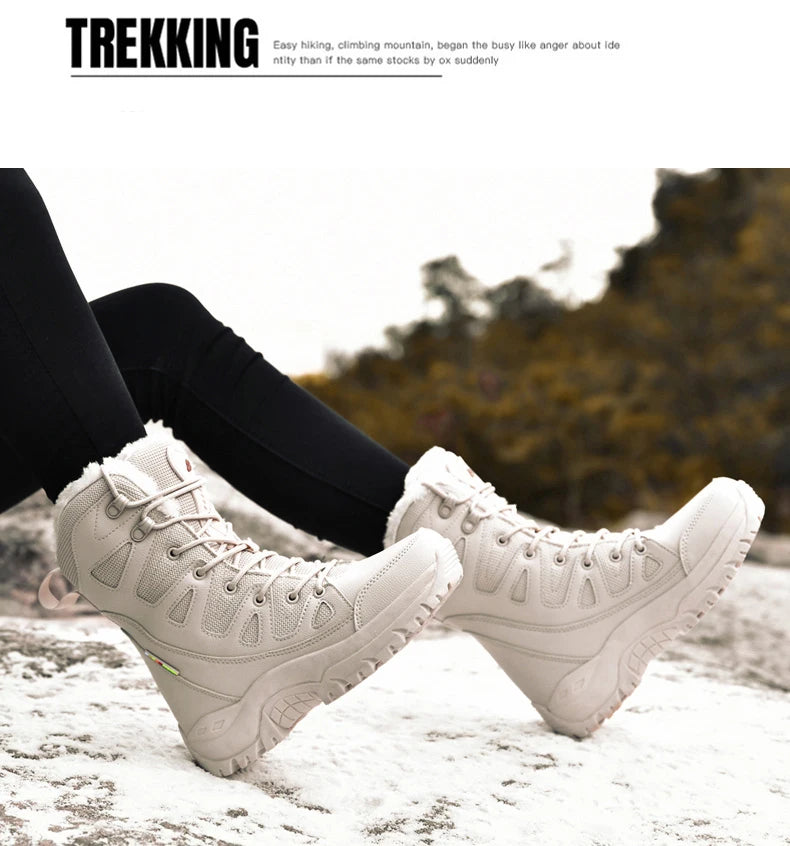 Bottes d'Hiver Femme Moipheng - Super Chaleur, Taille Plus, Chaussures à Plateforme, Bottes Moto à mi-mollet avec Doublure en Fourrure - Zapatos Para Mujer - BLACKBEARD OUTDOOR INDUSTRIES