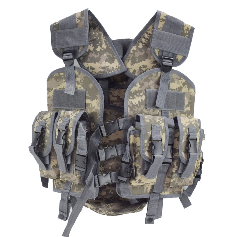Gilet Tactique RUIN HAWK - Veste de Combat et Protection MOLLE pour Entraînement Militaire, Tir, Chasse et Activités Extérieures BLACKBEARD OUTDOOR INDUSTRIES