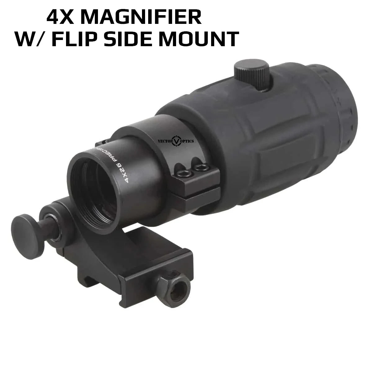 Vector Optics Magnifier 3x, 4x, 5x avec Monture à Pivot – Amplificateur de Précision pour Viseur Point Rouge (Compatible avec Maverick Scrapper) - BLACKBEARD OUTDOOR INDUSTRIES