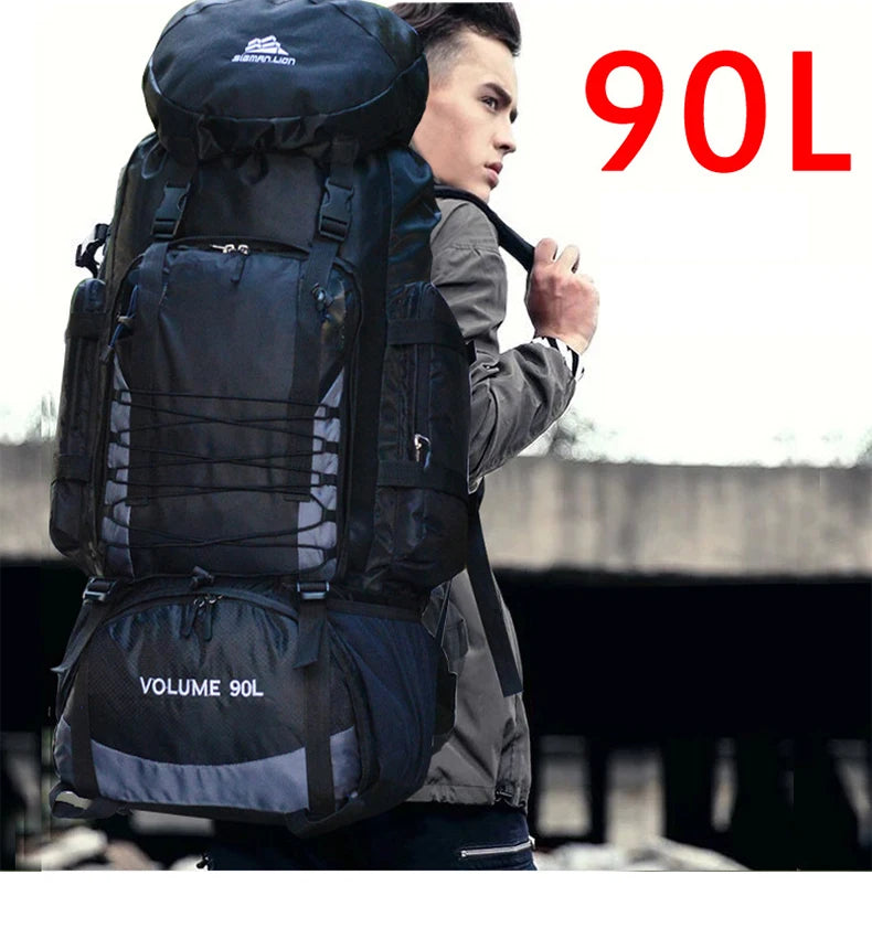 Sac à Dos de Voyage 90L - Sac de Camping, Randonnée, Montagne et Sport - Homme & Femme - BLACKBEARD OUTDOOR INDUSTRIES
