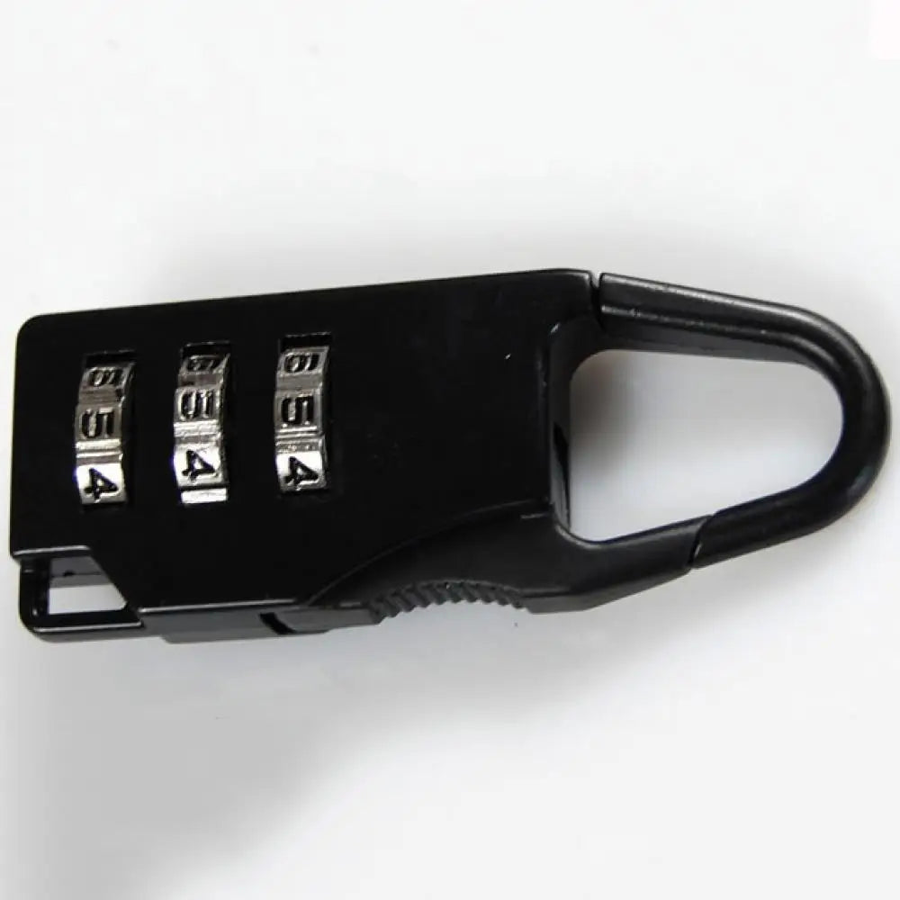 Mini Cadenas de Voyage en Alliage d'Aluminium – Cadenas à 3 Chiffres Réinitialisables, Code de Sécurité pour Valise, Sac et Accessoires - BLACKBEARD OUTDOOR INDUSTRIES