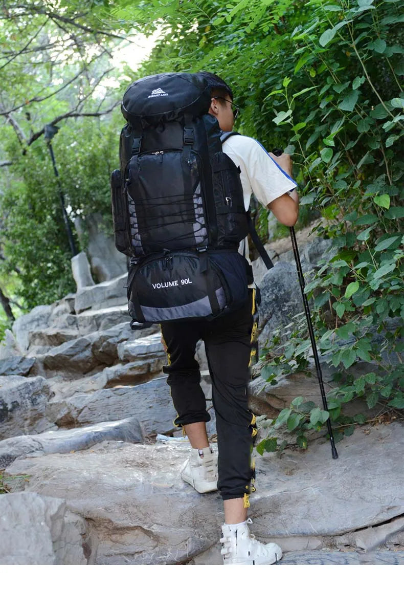 Sac à Dos de Voyage 90L - Sac de Camping, Randonnée, Montagne et Sport - Homme & Femme - BLACKBEARD OUTDOOR INDUSTRIES