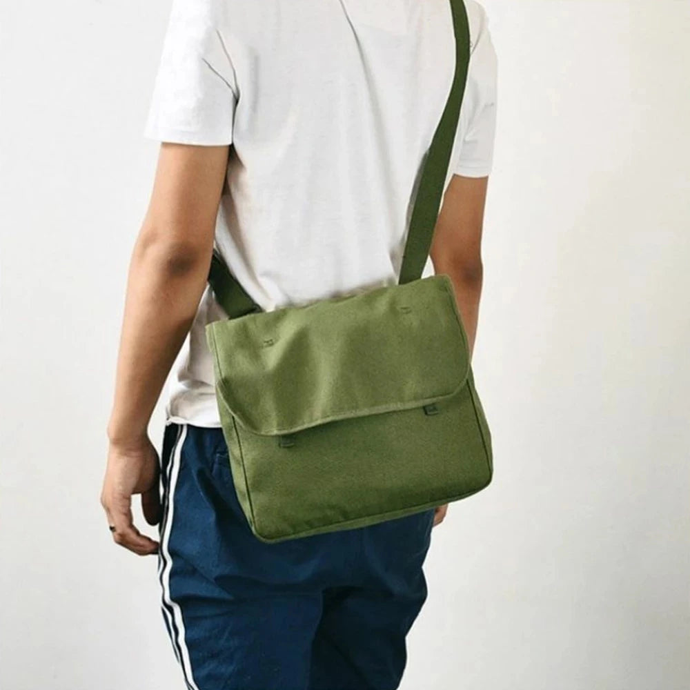Sac Vintage en Toile – Petite Besace Militaire Rétro Unisexe - BLACKBEARD OUTDOOR INDUSTRIES