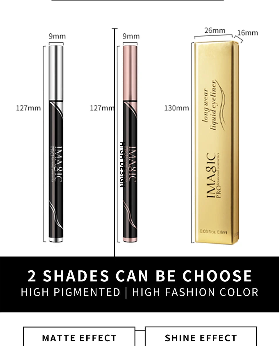 IMAGIC Waterproof Eyeliner - Long-Lasting Matte & Shimmer Finish Eyeliner Pen BLACKBEARD OUTDOOR INDUSTRIES