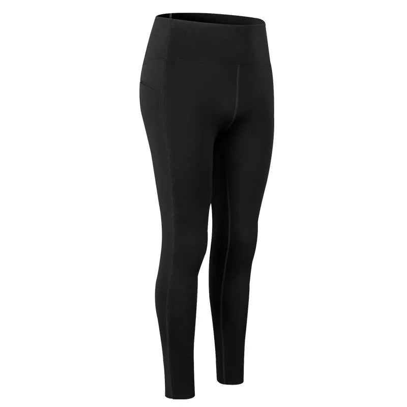 Ensemble de Sous-Vêtements Thermiques pour Femmes – T-Shirt à Col Montant et legging en Polyester et Spandex, Séchage Rapide, Chaud et Respirant - BLACKBEARD OUTDOOR INDUSTRIES