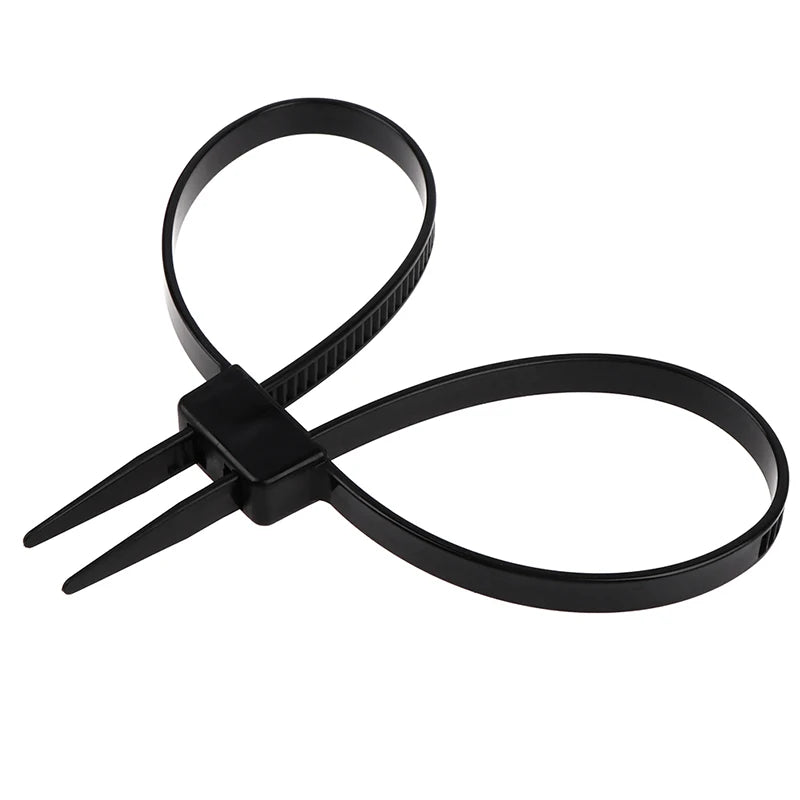 Attache-Câble Menotte Jetable en Nylon - Bande de Restraint Flex, Sangle Auto-Verrouillante, Attache de Sécurité, Taille 12x700mm - BLACKBEARD OUTDOOR INDUSTRIES