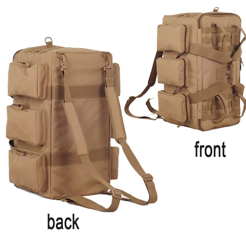 Sac Duffel Tactique 55L – Sac à Dos Convertible pour Camping, Randonnée et Sport - BLACKBEARD OUTDOOR INDUSTRIES