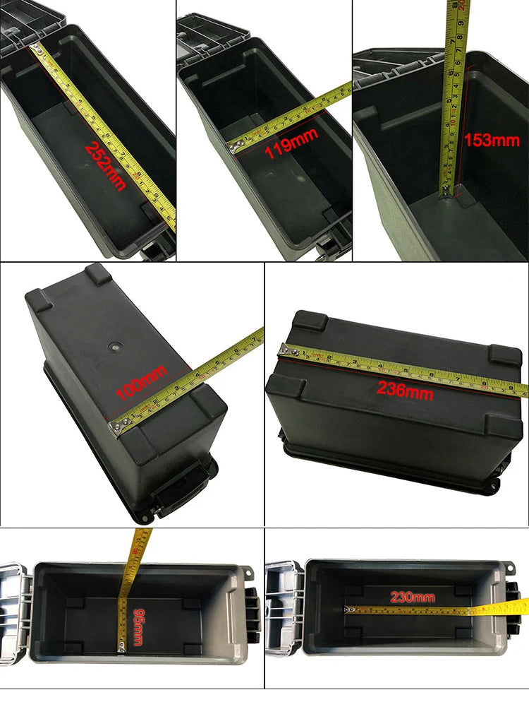 Boîte de Rangement Sécurisée en Plastique pour Munitions et Accessoires - BLACKBEARD OUTDOOR INDUSTRIES