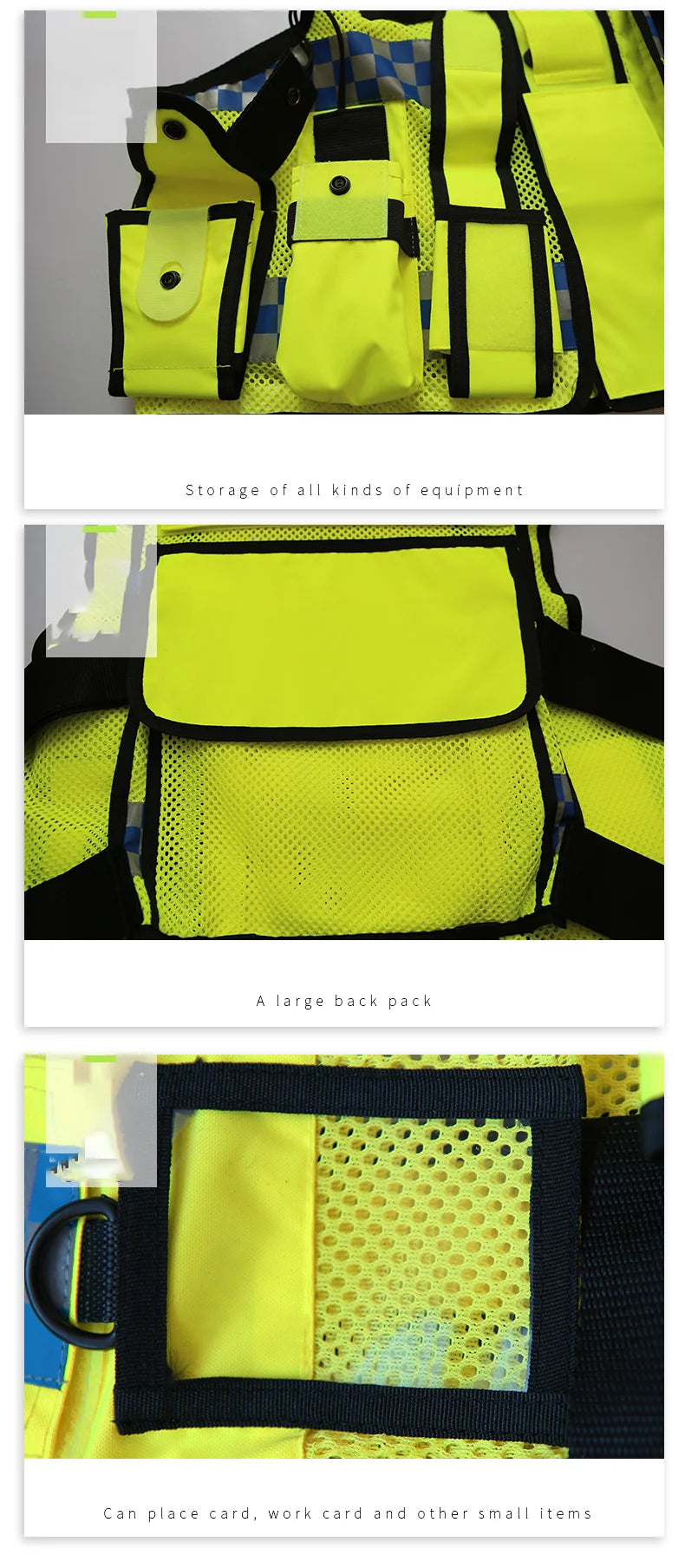 Gilet de Sécurité Tactique - Haute Visibilité pour Patrouille et Travail BLACKBEARD OUTDOOR INDUSTRIES