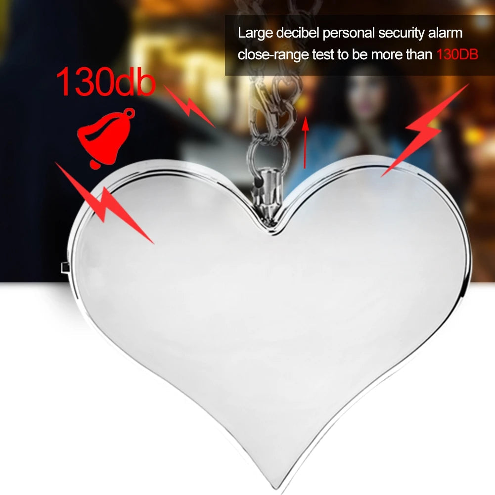 Alarme de Sécurité en Forme de Cœur – 130 dB – Porte-clés d'Urgence pour Auto-Défense Ma boutique