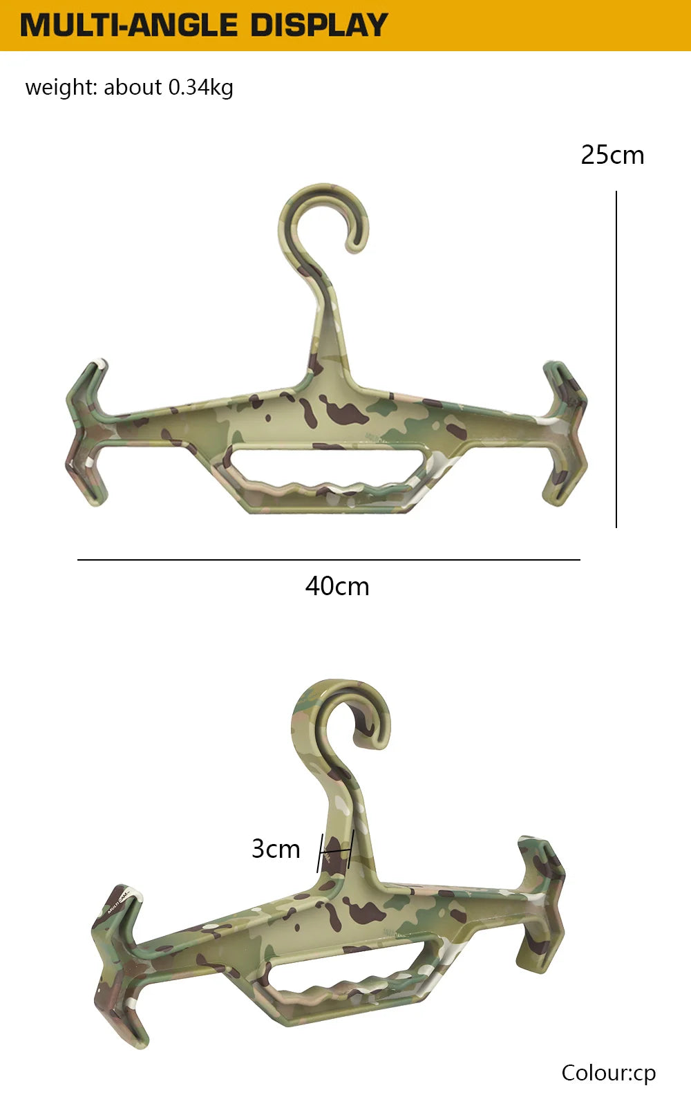 Tactical Hanger 1ère Génération – Cintre Tactique Robuste pour Équipement Militaire Ma boutique