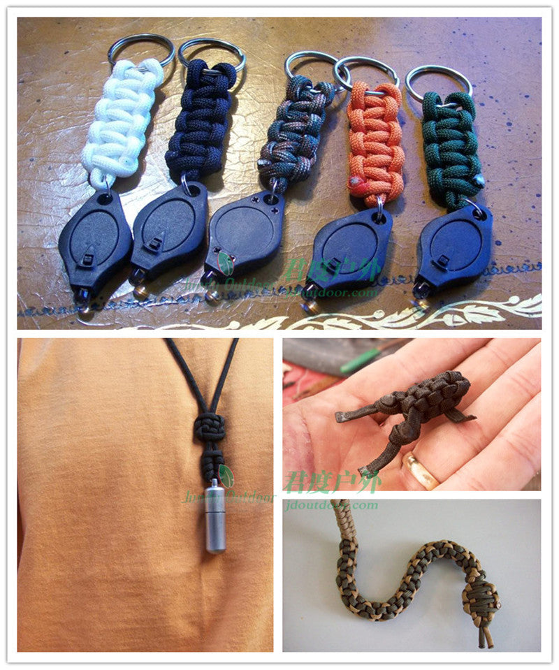 Corde Paracorde Militaire 550 – 100M / 50M / 31M – 7 Brins – 4 mm – Corde de Parachute pour Extérieur, Survie, Bricolage, Camping, Bracelet, Ligne de Tente - BLACKBEARD OUTDOOR INDUSTRIES