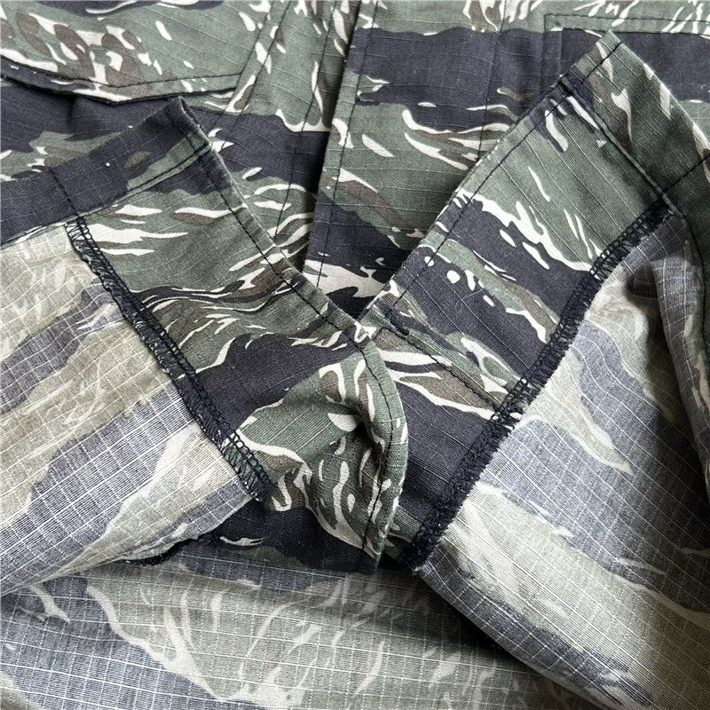 Ensemble Tactique Tom Jungle Tiger GEN3 - Vêtements de Combat Outdoor Résistants aux Déchirures, Pantalons G3 + Veste GEN3, Durable et Confortable BLACKBEARD OUTDOOR INDUSTRIES