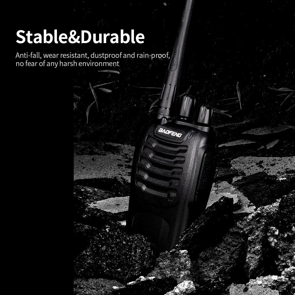 Talkie-Walkie BAOFENG BF-888S UHF 400-470MHz – Lot de 2 Radios Bidirectionnelles (Prise EU) Ma boutique