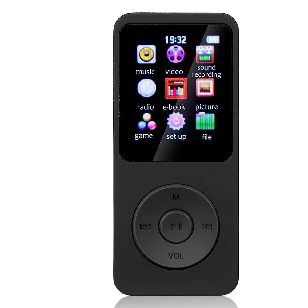 Lecteur MP3 Portable HiFi P3 avec Écran TFT 1,8’’ Bluetooth 5.4 | Haut-parleur intégré | Lecture Vidéo | Radio FM | Enregistreur Vocal | Lecteur E-Book - BLACKBEARD OUTDOOR INDUSTRIES