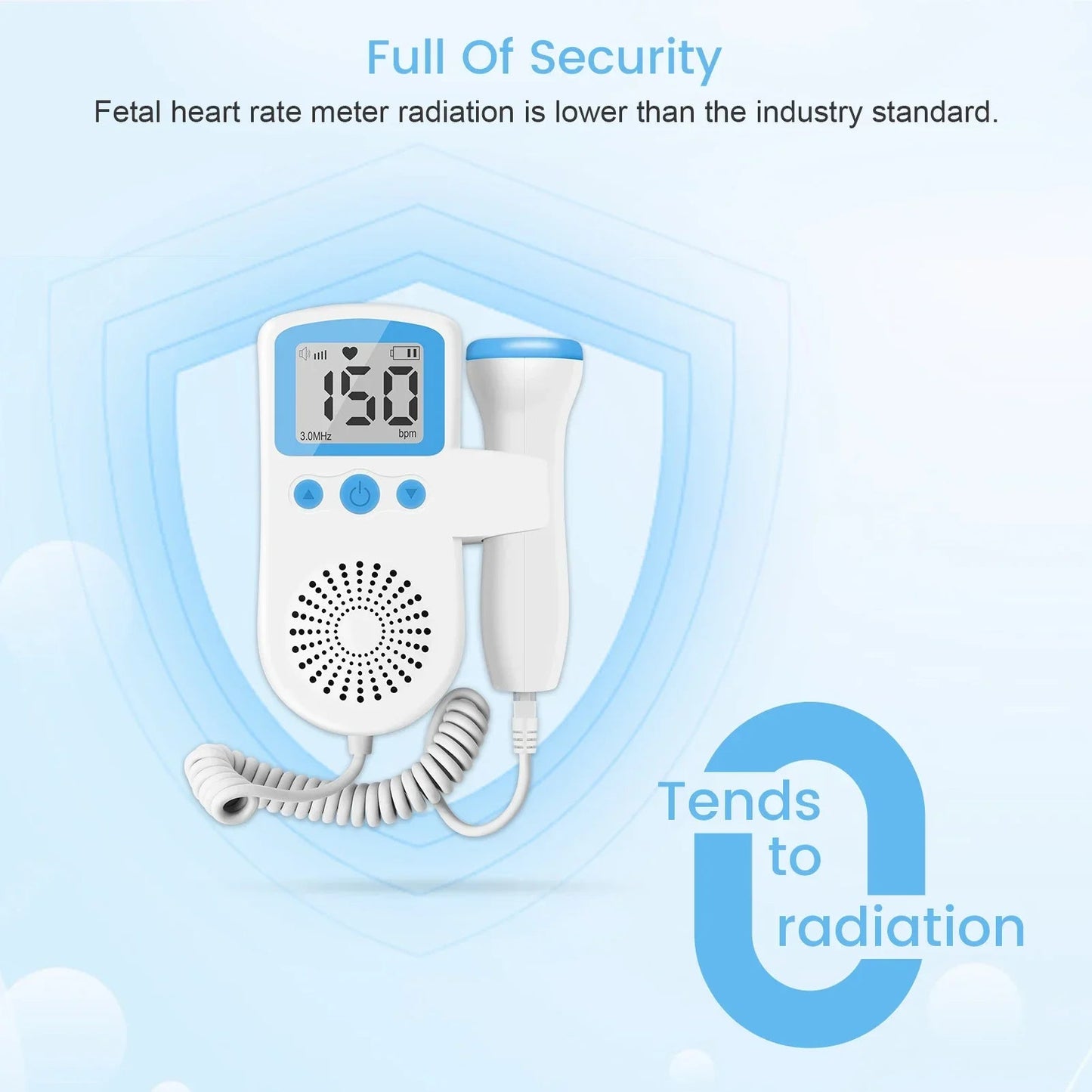 Détecteur de Rythme Cardiaque Fœtal JBMBHC – Doppler Ultrasonique Portable pour Grossesse Ma boutique