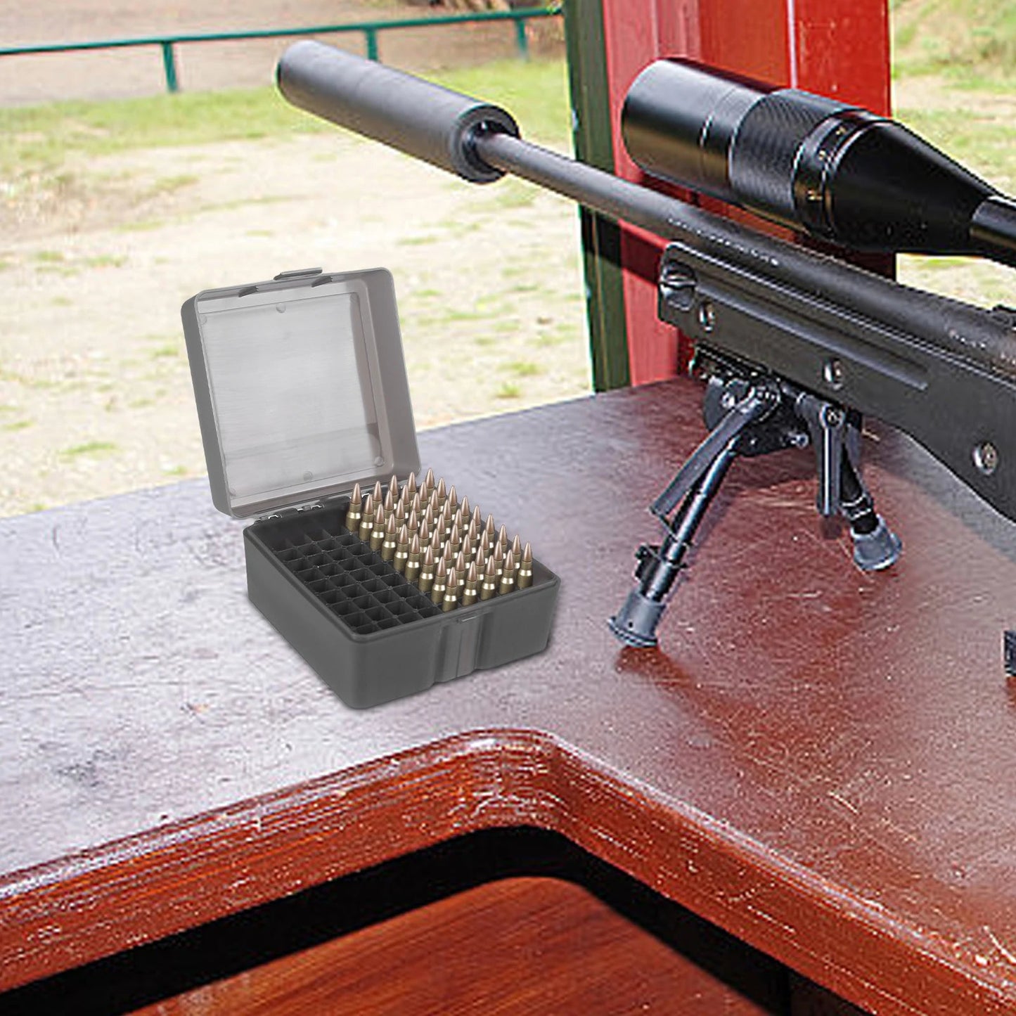 Boîte de Rangement pour Munitions – 50 ou 100 Coups | Calibres .223/5.56mm, 7.62x39mm, .38 Spé , 9mm Ma boutique