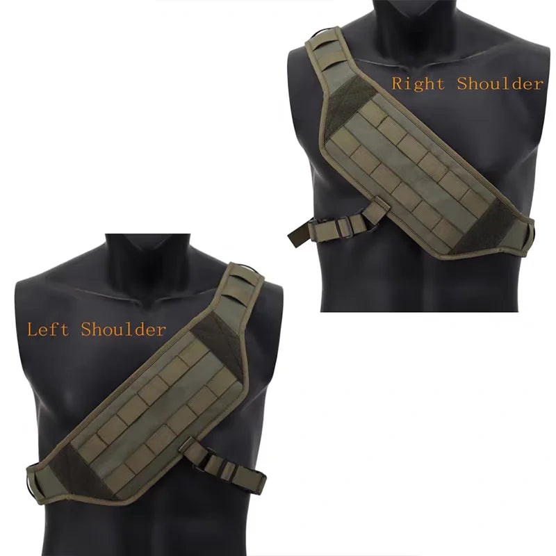 Gilet Tactique Quick Release avec Système MOLLE – Sac de Poitrine porte radio , Sac Bandoulière Crossbody, Sac de Chasse et Sports Outdoor - BLACKBEARD OUTDOOR INDUSTRIES