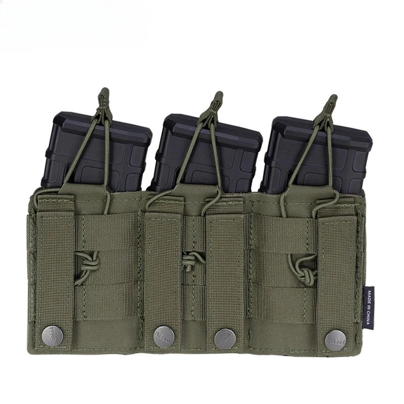 IDOGEAR Poche Tactique LSR 556 Triple Mag Carrier MOLLE - Poche à Munitions Découpée au Laser BLACKBEARD OUTDOOR INDUSTRIES