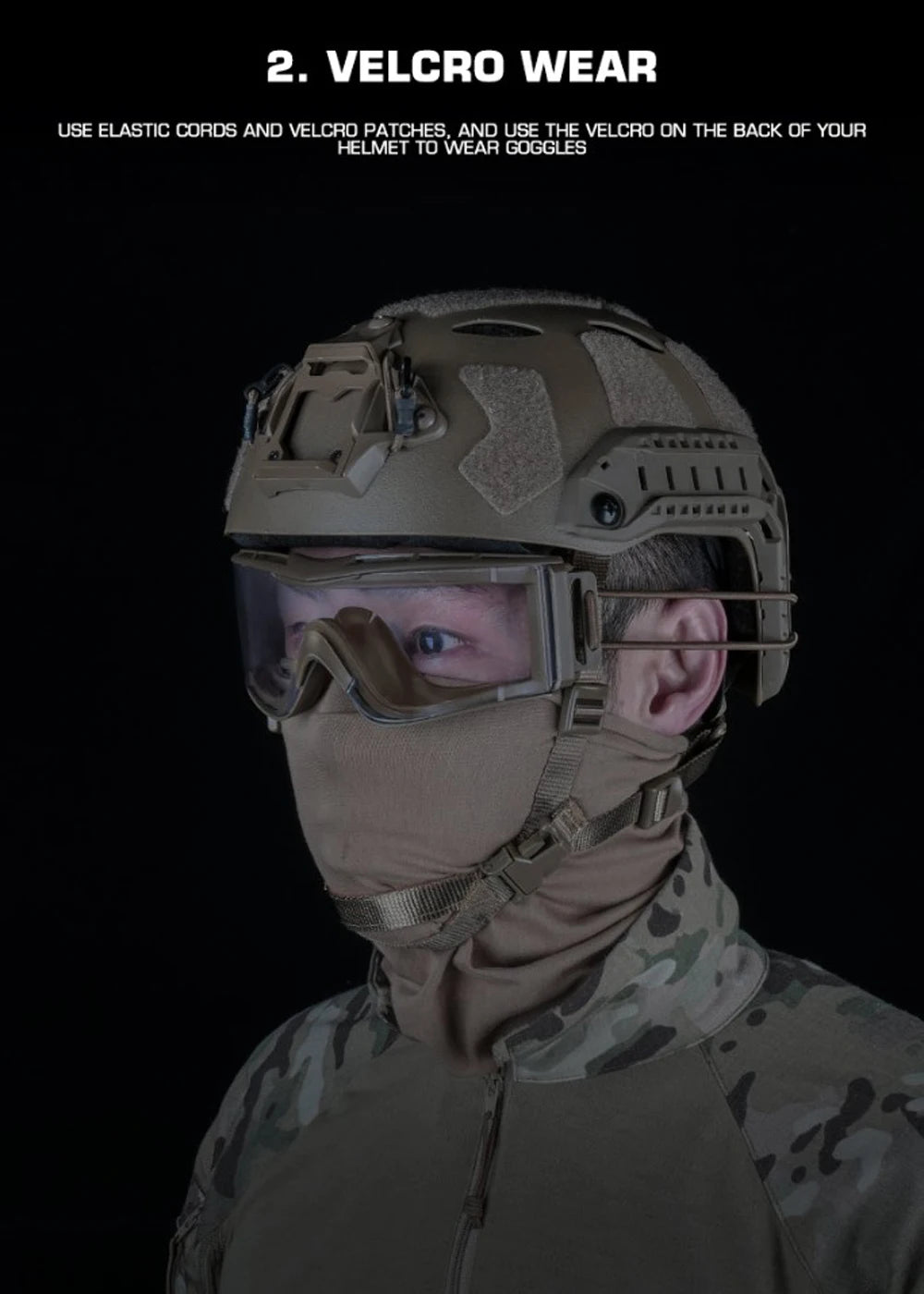 Lunettes Tactiques W810 – Protection Balistique Anti-UV – Antipoussière et Antivent – Pour Airsoft, Moto, Ski, Randonnée et Tir - BLACKBEARD OUTDOOR INDUSTRIES