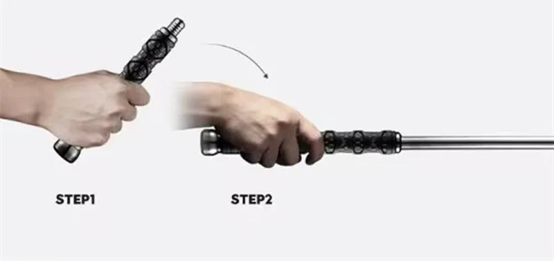 Rotation 360 Degree Carry-on Holder Box Tactical Retractable Baton Holder Stick Case Belt Holster And Telescopic Stick BLACKBEARD OUTDOOR INDUSTRIES