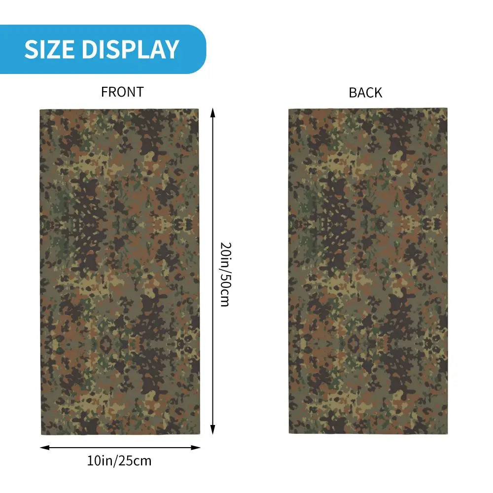 Tiger Stripe Camo – Bandeau Tour de Cou Hiver Multifonction pour Hommes et Femmes | Parfait pour Randonnée, Cyclisme, Sports Outdoor et Usage Quotidien - BLACKBEARD OUTDOOR INDUSTRIES