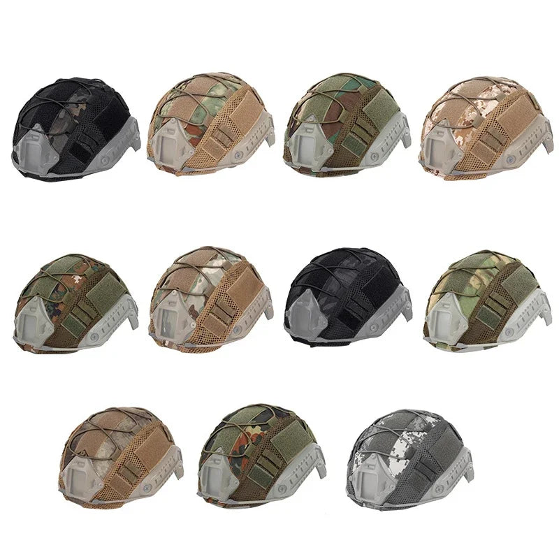 Couvre-Casque Tactique Universel – Compatible Casque FAST MH/PJ/BJ | Airsoft, Paintball, Chasse - BLACKBEARD OUTDOOR INDUSTRIES