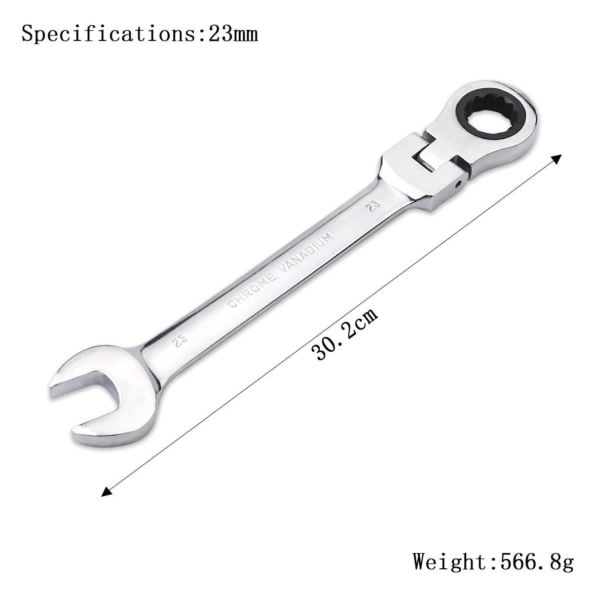Clé à Cliquet Flexible 72 Dents en Acier Chrome Vanadium – 6 à 27 mm - BLACKBEARD OUTDOOR INDUSTRIES