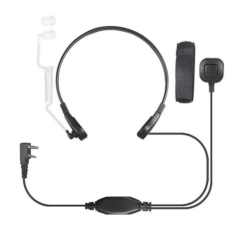 Microphone de Gorge U94 PTT Tactique pour Talkie-Walkie – Version Militaire / Heavy Duty - BLACKBEARD OUTDOOR INDUSTRIES