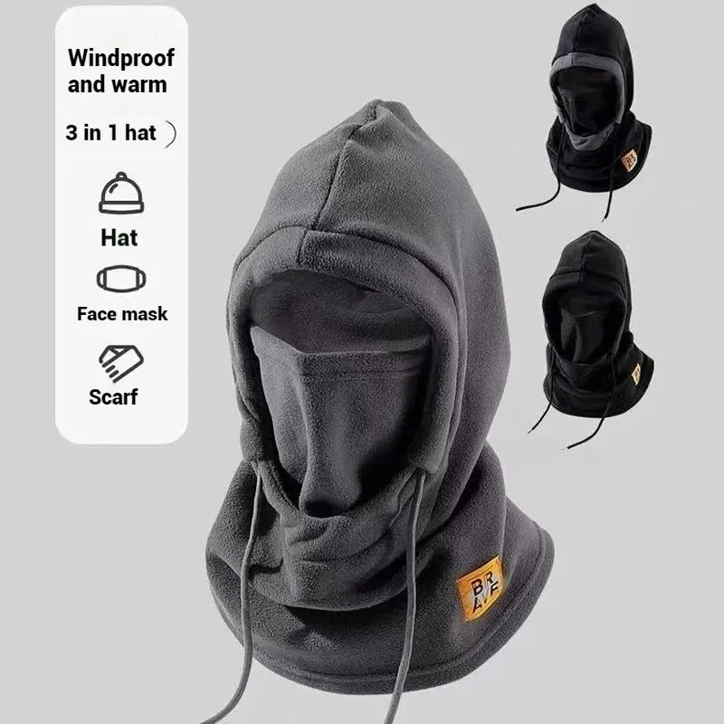 cagoule polaire d’hiver 3-en-1 unisexe Ma boutique