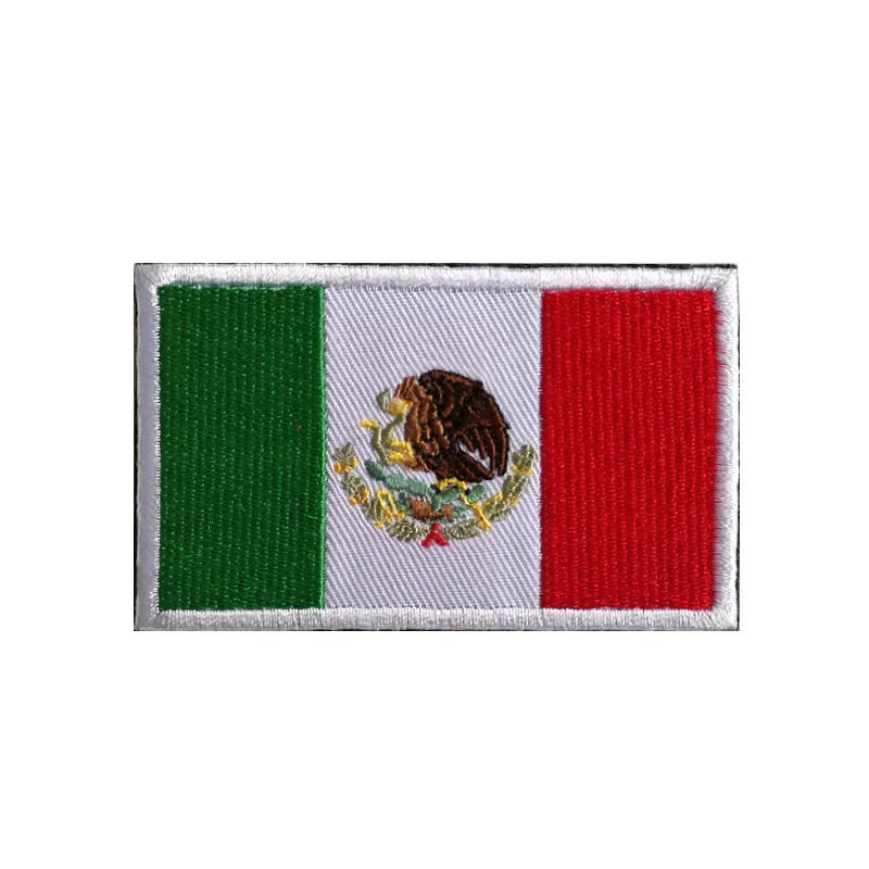 Patch Brodé Drapeau – international | Patch Militaire Tactique Velcro - BLACKBEARD OUTDOOR INDUSTRIES