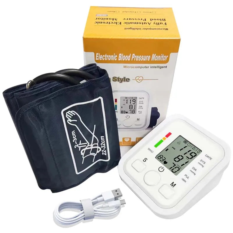 Tensiomètre Digital Portable – Moniteur de Tension Artérielle au Bras avec Mesure du Pouls Ma boutique