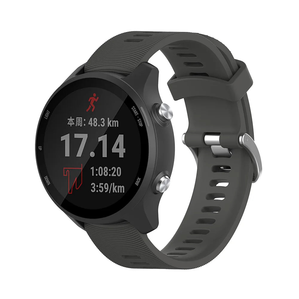 Bracelet en Silicone de 20mm pour Montre Garmin Forerunner / Venu / Vivoactive / Samsung Galaxy Watch BLACKBEARD OUTDOOR INDUSTRIES
