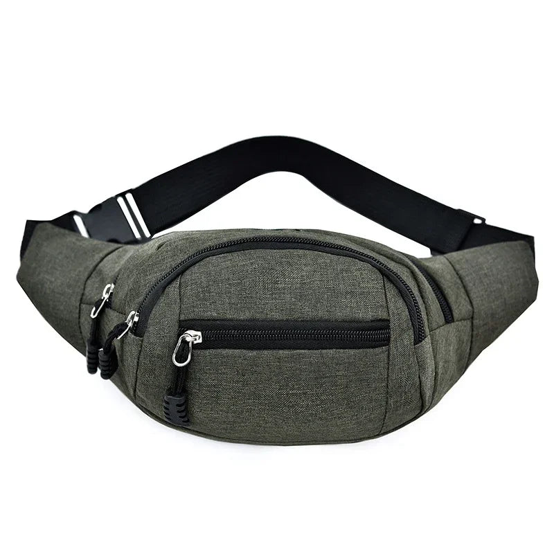 Sac Banane Homme Étanche – Style Coréen, Toile Oxford, Multi-usage - BLACKBEARD OUTDOOR INDUSTRIES