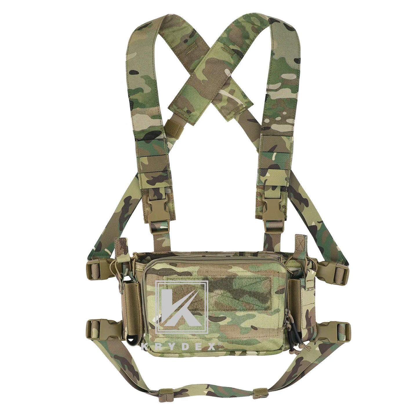 KRYDEX Tactical Flatpack D3 Backpack & D3CR Chest Rig Vest - Système modulable Camouflage pour Chasse, Airsoft et Activités Extérieures BLACKBEARD OUTDOOR INDUSTRIES
